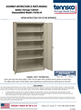 18"d Jumbo Storage Cabinet - Unassembled Model J1878A-N (1150918)